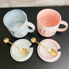 【訳あり品】マグカップ、ティースプーン　4点セットの画像