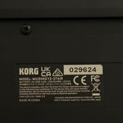 KORG MICROKEY2-37 AIRの画像