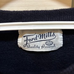 Ford Mills ネイビー長袖 クロップドニットの画像