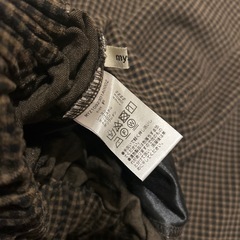 mystic チェック柄　タイトスカートの画像