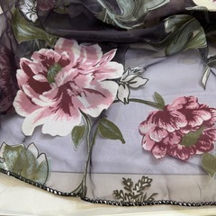 【決まりました
】オーガンジーエレガントカーテン2枚の画像