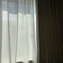 ニトリ　遮像レースカーテン/遮光カーテンの画像