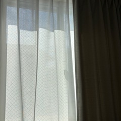 ニトリ　遮像レースカーテン/遮光カーテンの画像