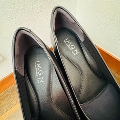 【I.M.G.N】フォーマル用 ブラック 革靴の画像