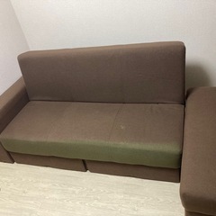 【11/23までに引き取りできる方】Iニトリ 収納付ソファベッド タキノウ3 の画像