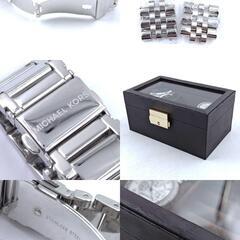 [2点セット] マイケルコース MK-8280 MK-5896 クロノグラフ 腕時計 メンズ レディース Michael Kors 電池切れの画像