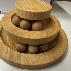 ◎猫ちゃんのおもちゃ 新品 木製の画像