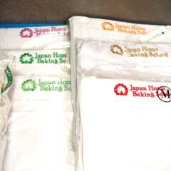ジャパンホームベーキングスクール エプロン　７枚　未使用品の画像