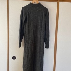 【BEAMS】ニットワンピース(カシミヤ30%)の画像