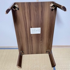 引き取り歓迎 
山善 折りたたみテーブル 折れ脚ローテーブル YAMAZEN 軽量の画像