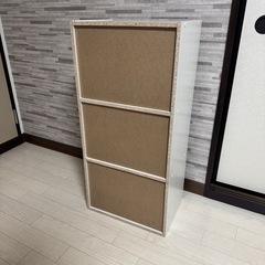 カラーボックス・ホワイト・管理番号１２の画像