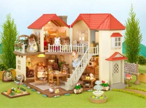 売れ筋 シルバニアファミリー あかりの灯る大きなお家 エポック社