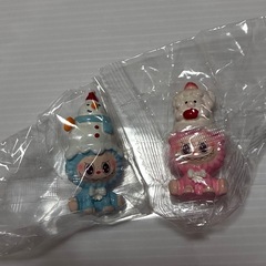 ラブブクリスマス用置き物の画像