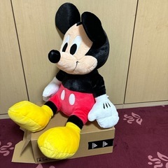 ミッキーマウス ぬいぐるみ 大きめの画像