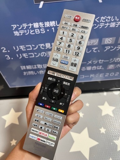  TV　REGZA50型4K