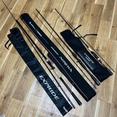 釣具　SHIMANO 17エクスプライド1911XH、22 エクスプライド263L-S/2、24ポイズンアドレナ172H-2の画像