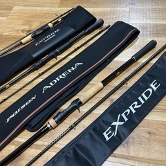 釣具　SHIMANO 17エクスプライド1911XH、22 エクスプライド263L-S/2、24ポイズンアドレナ172H-2の画像