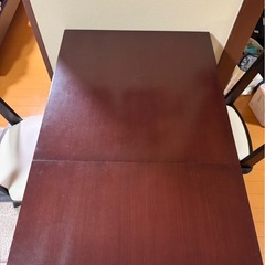 伸長式テーブル3点セットの画像