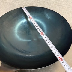 中華鍋 直径30cm 鉄鍋　北京鍋　新品　フライ返し　ターナ付 鉄フライパンの画像