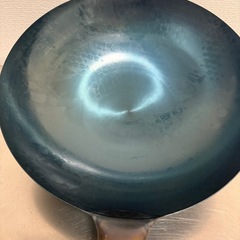 中華鍋 直径30cm 鉄鍋　北京鍋　新品　フライ返し　ターナ付 鉄フライパンの画像