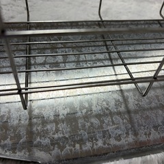 ステンレス 水切りカゴ 長方形 幅 20cm 日本製　燕三条の画像