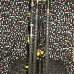 シェイクスピア　アグリースティック　釣竿3本　船釣り　泳がせ竿　打ち込み竿の画像