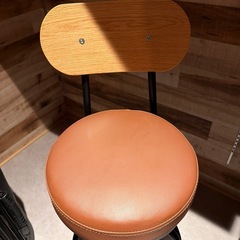 油圧式 ハイチェア（カウンターチェア） 高さ調整可能 美品の画像