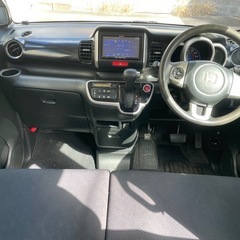 ホンダ　N-BOXカスタム　車検令和9年5月まで　スマートキー　左パワスラ　ナビ　フルセグTV Bluetooth DVDの画像