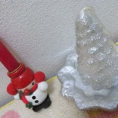クリスマスキャンドルの飾りの画像