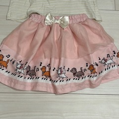 肩出しアイス服＆おしゃれキャットスカートセット!!の画像