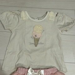 肩出しアイス服＆おしゃれキャットスカートセット!!の画像