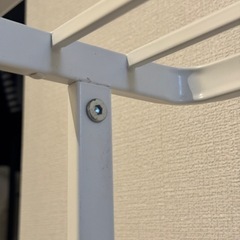 山崎実業 tower　バスタオルハンガー ホワイト の画像