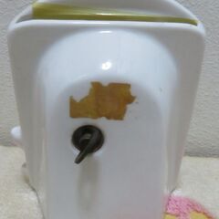 陶器製のオルゴール付きフォトフレームの画像