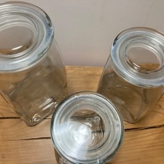 ✴︎ガラス瓶🫙大中小3点セットの画像