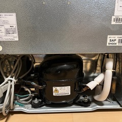 冷蔵庫 1ドア シャープ 75L SJ-H8Y-S 2015年製 シルバーの画像