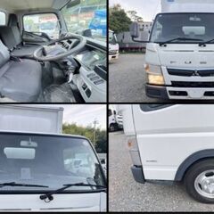 平30年ブルーテックキャンター　AT 荷台カーテン式　検切れ　抹消渡しの画像