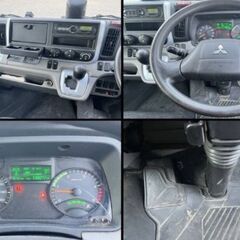 平30年ブルーテックキャンター　AT 荷台カーテン式　検切れ　抹消渡しの画像