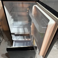 SHARP 冷蔵庫 SJ-D14B（137L・2016年製）黒 一人暮らし用の画像