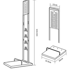 ダイソン掃除機スタンドの画像