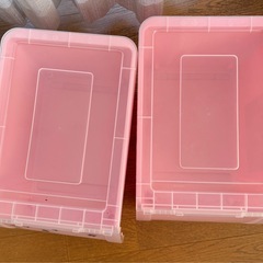 ニトリ　収納ケース　2個セットの画像