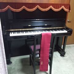昭和47年購入のヤマハのピアノ（U3H） 最後の調律は2021年の画像