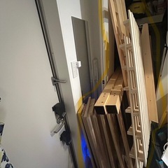 すのこロフトベッド(Kati/ネルコンシェルジュ)(解体済み)(シングルサイズ103.5cm*215cm*194cm) ロフトの画像