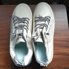 新品 24.5cm レディース スニーカー ホワイト 厚底 シューズ 識別番号:【N501-S】の画像