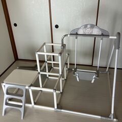 おりたたみわんぱくスライダージムブランコ付きの画像