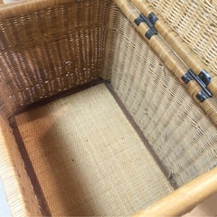 アンティーク バスケット ヴィンテージバスケット パニエ 収納箱　収納棚の画像