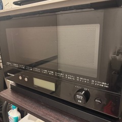 SHARP　オーブンレンジ　格安！黒の画像