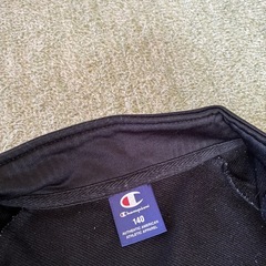 チャンピオン　ジャージ　黒　140の画像