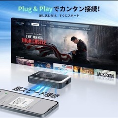 【新品未使用‼️】LAMTTO ワイヤレスカープレイアダプター wireless アダプター ワイヤレス カープレイ無線化 プラグ&プレイ Android システムを内蔵Apple Carplay＆Android AUTO ミラーリングをサポート スマホと接続後タイムカの画像