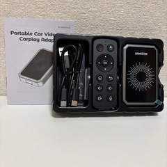 【新品未使用‼️】LAMTTO ワイヤレスカープレイアダプター wireless アダプター ワイヤレス カープレイ無線化 プラグ&プレイ Android システムを内蔵Apple Carplay＆Android AUTO ミラーリングをサポート スマホと接続後タイムカの画像