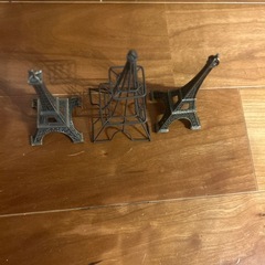 ミニ　エッフェル塔　飾り物　3点の画像